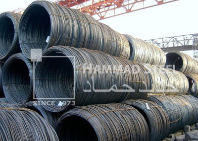 Coil of Steel Wires in warehouse