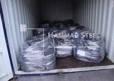 Container Loaded with Annealed Wire Coils and ready for Ship